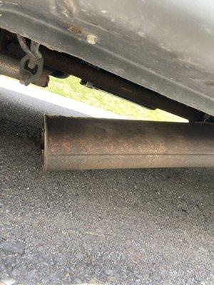 Muffler that passed inspection