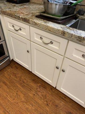 Deep clean cabinets (after)