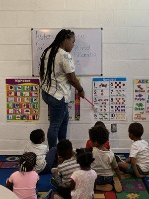 Group Learning in our 3 year old classroom.