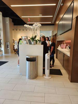 Front counter where you'll be met with a friendly smile.