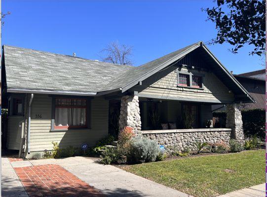 Beautiful craftsman in Old Town Pasadena.