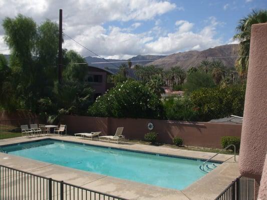 San Rafael Apartments in Palm Desert - view of pool and mountains!