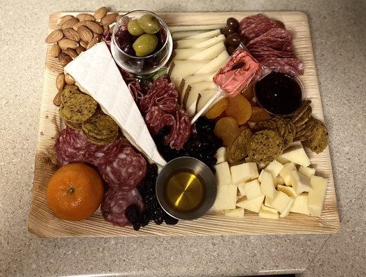 Small/medium cheese board with some of my own additions