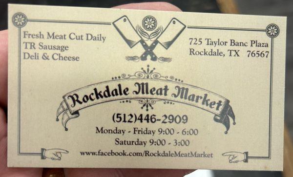 Rockdale Meat Market