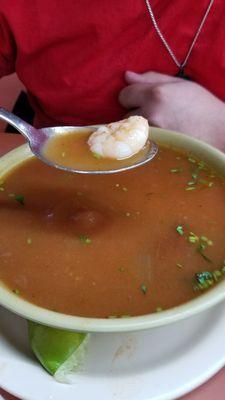 Shrimp soup