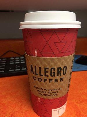 Almond Milk Latte from Allegro