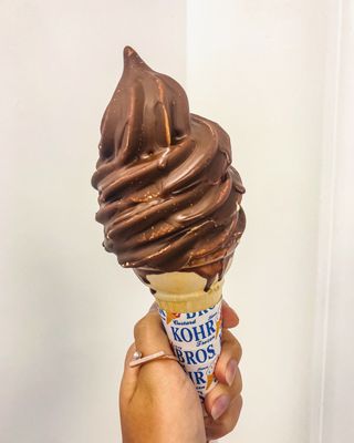 Caramel & Coffee Swirl with Chocolate Dip