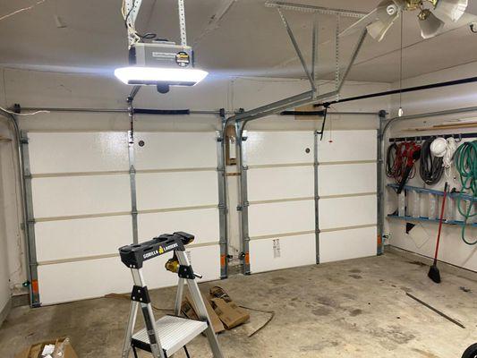 Garage door and opener replacement