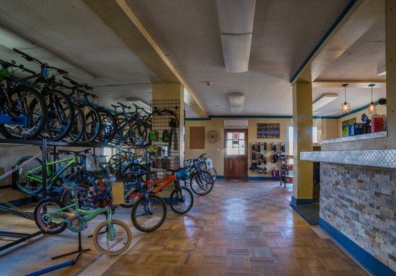 Inside the Crozet Bicycle Shop