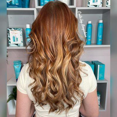 Faux balayage color correcting service