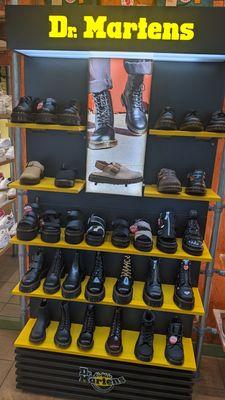 the doc martens display