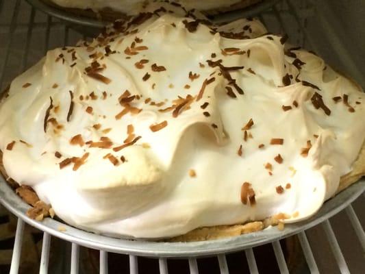 Homemade Coconut Cream Pie