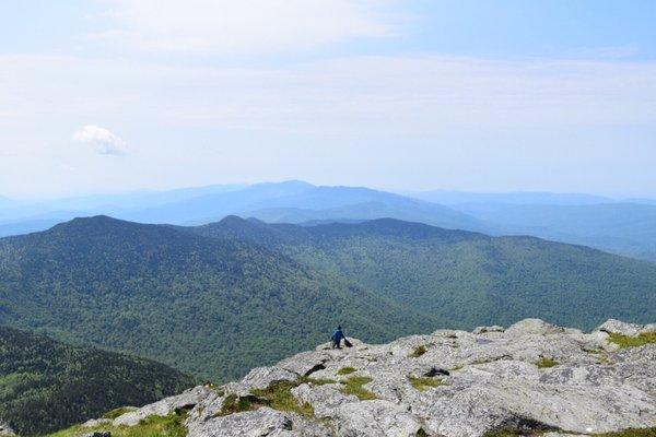 View from the summit of Camel's Hump