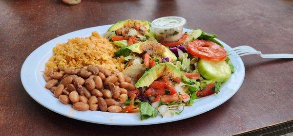 Fish sampler lunch