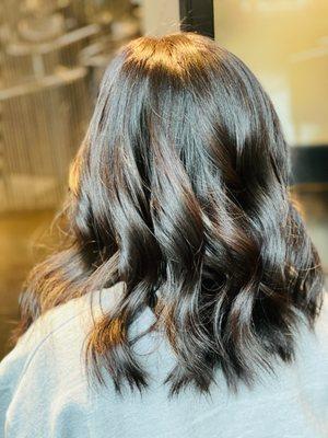 Brunette balayage