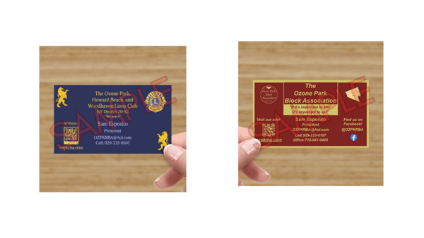 Sample Business Card Designs