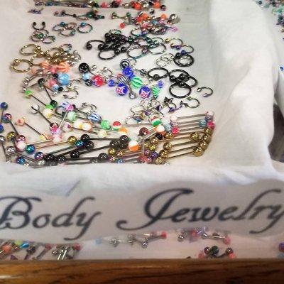 we carry a selection of body Jewelry