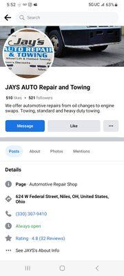 Jay's Auto Repair & Towing