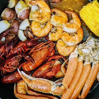 Daily Specials - Tuesday $27 1/2 lb Shrimp - Imported (No Head) 1/2 lb Crawfish - Imported 1/2 lb Snow Crab Juicy Special