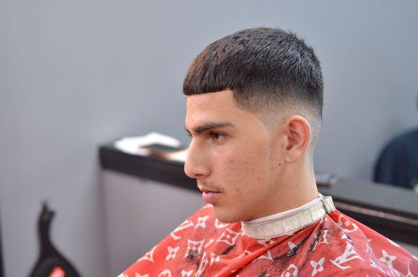 Bald low fade