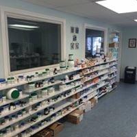 Compounding Lab, fully stocked with the highest grade medical active ingredients from trusted chemical supply partners.