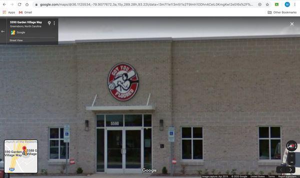 This is the Flooring Company in the other photo that their address seems to be "located" in.  No judgement--just facts.