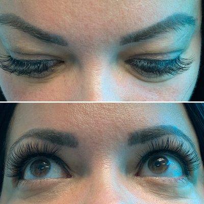 De todo un poco / hybrid style 
Lash extensions