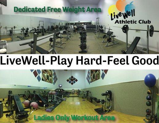 LiveWell's facility offers privacy with dedicated areas for everyone's style.