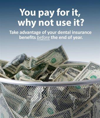 End of the year insurance benefits!!