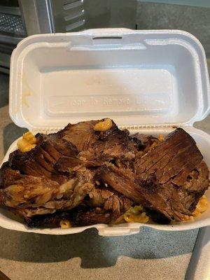 Small Loaded Mac & Cheese with brisket!