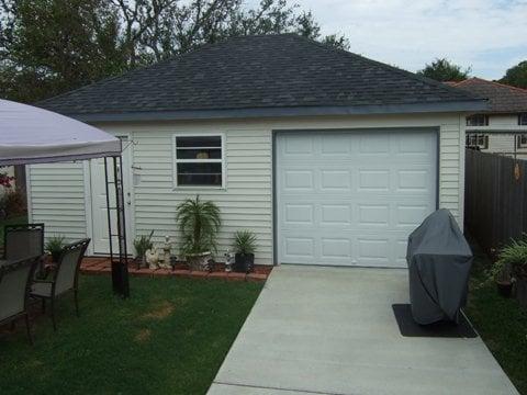 Detached Garage Addition and Driveway