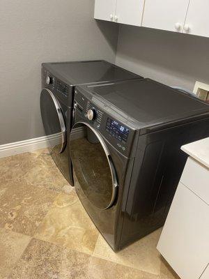 LG washer and dryer