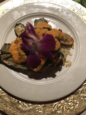 Vegetarian wedding entree