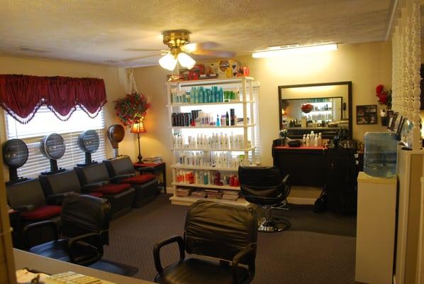 Nelda & Opal's Salon Area