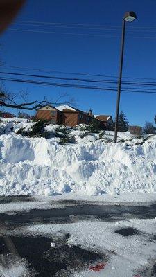 Snow Plowing last Winter's Blizzard