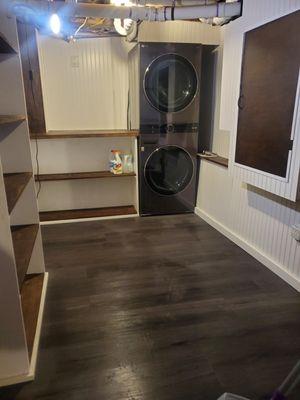 Laundry room install