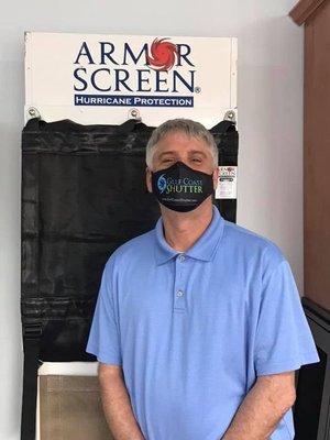 We are the local authorized dealer for Armor Screen storm screens. Our Project Manager Chris would be happy to help you!