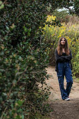 Teen Mitzvah portrait at Famosa Slough photoshoot