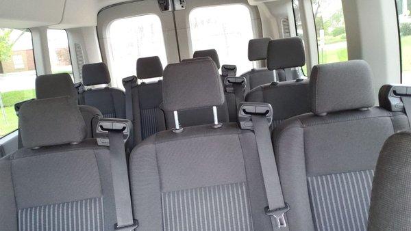 Interior (2019 Ford Transit 350: 12 passenger van)