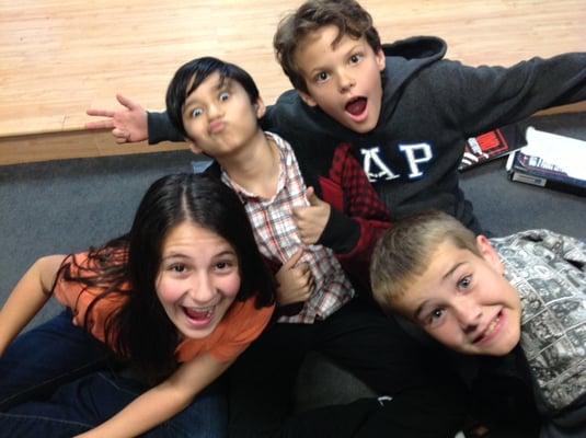 Some of our talented young actors from Playground Pre-Teen class