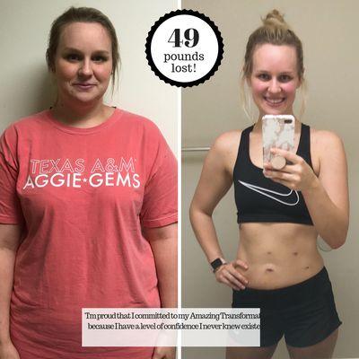 Haley lost 49 pounds using the Ideal Protein Weight Loss Protocol!