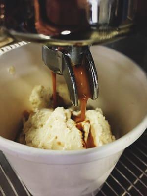 Adffogato with Tara's Organic Ice-cream (Made in Oakland)!