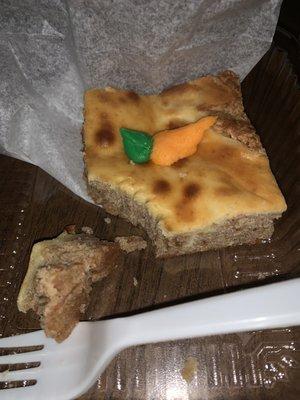 Dry carrot cake