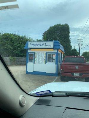 Getting our snowcone fix