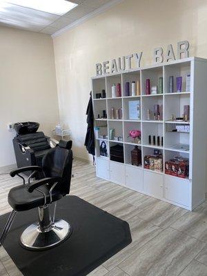 Beauty salon side