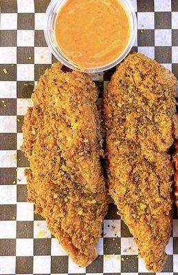 Lemon Pepper Tenders w/ Fyrebird Dipping Sauce