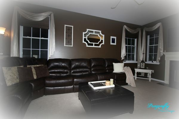 Family Room Staging & ReDesign