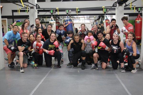 Beginner Boxers looking tough!