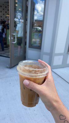 Honey coconut iced coffee