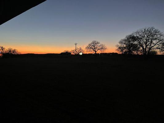 Sunset from the Ranch House.